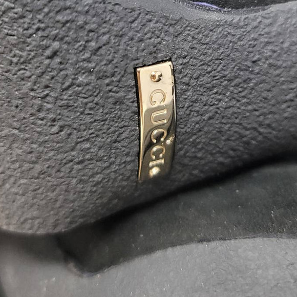 GUCCI AUTHENTIC BLACK SUEDE GUCCISSIMA KNEE-HIGH BOOTS SIZE 10 B - Picture 12 of 13